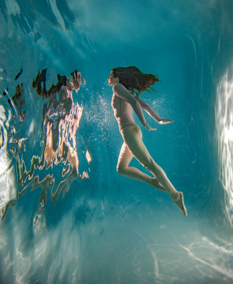 необычная подводная фотосессия
